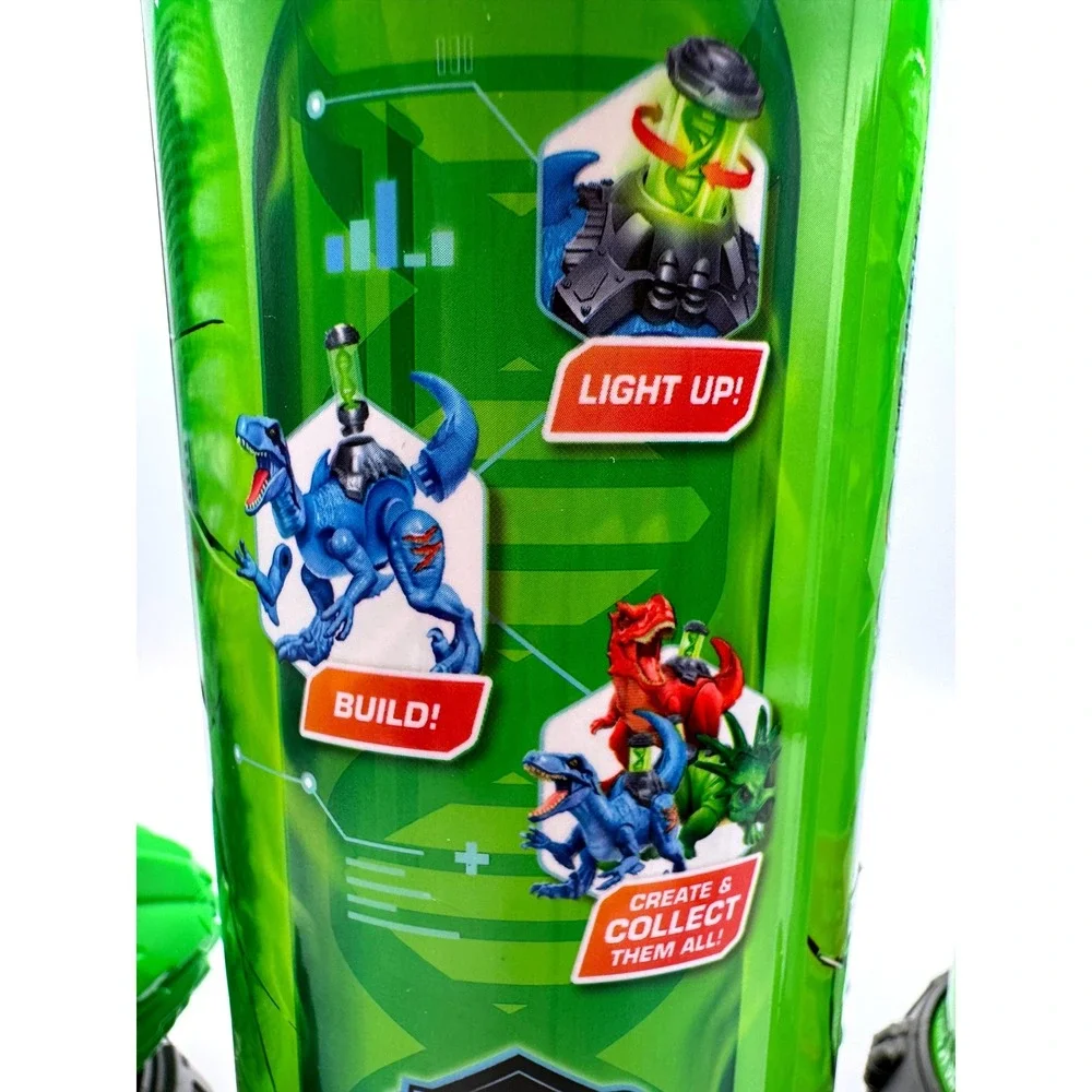 Zuru Robo Alive Dino DNA Lab Lot of 3 Mystery Blind Capsules Slime Light Up Toy